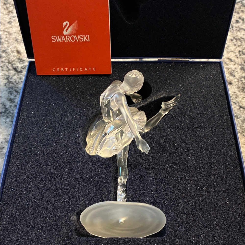 Swarovski Crystal Ballerina in Clear and Silver